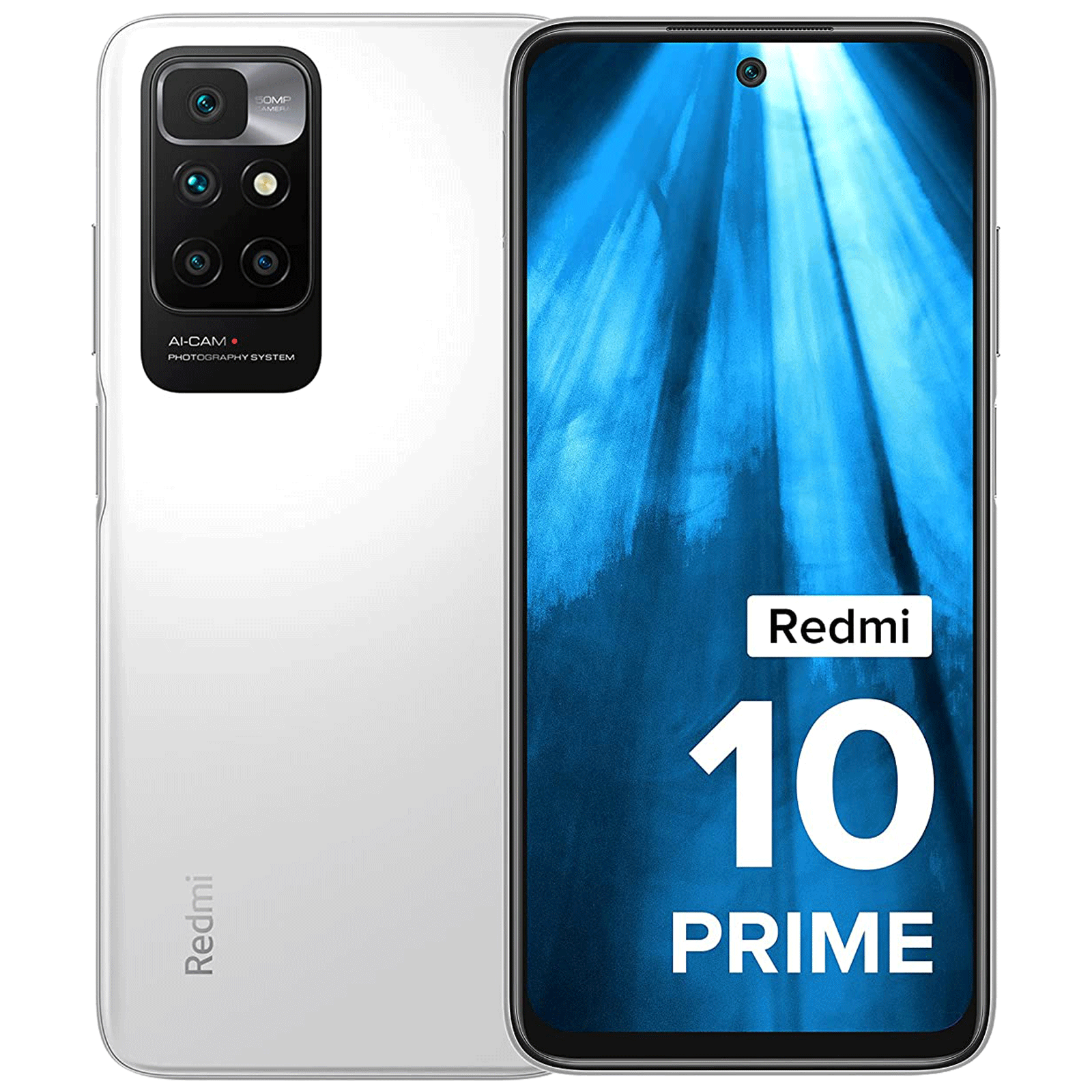 Buy Redmi 10 Prime (4GB RAM, 64GB, Astral White) Online - Croma